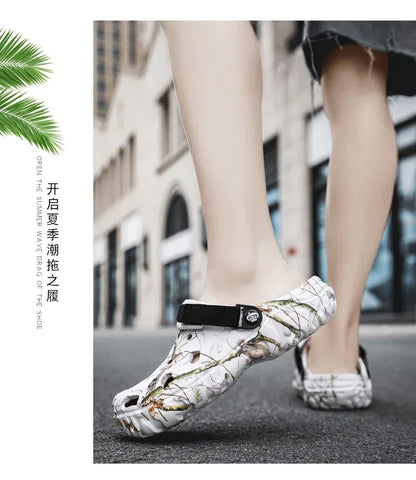 Men's Garden Platform Sandals Slippers