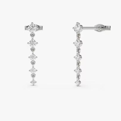 Dainty Gold  Drop Earrings for Women