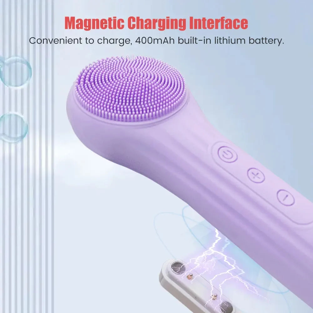 Vibration Roller Gavial Massage Brush Cleaner