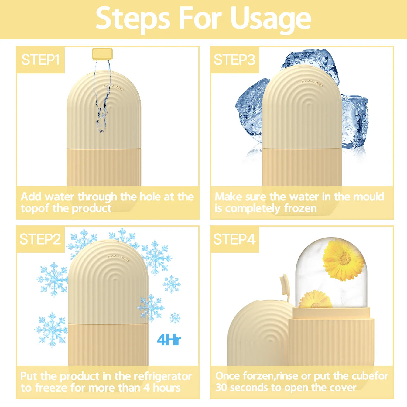 Ice Roller Face and Eye Beauty Massager