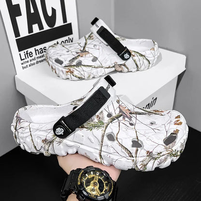 Men's Garden Platform Sandals Slippers