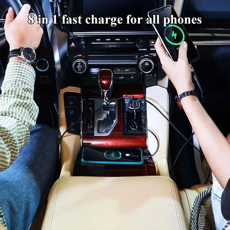 8 in 1 USB Car Phone Charger