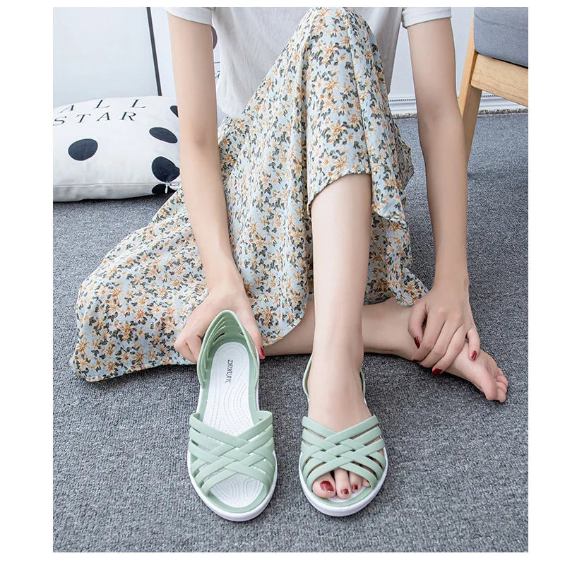 Women's Summer Hollow Outerwear Beach Shoes