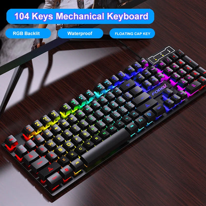 104 Keys Wired Gaming Keyboard