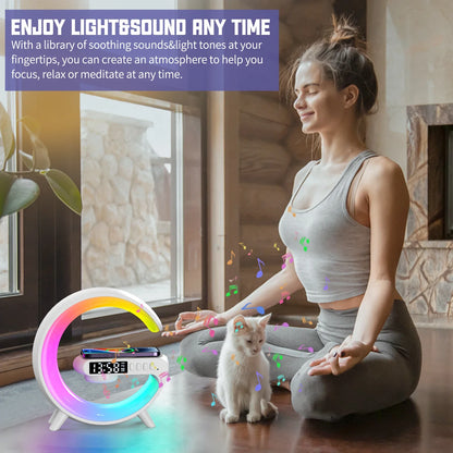 Wireless Charger Pad Bluetooth Speaker
