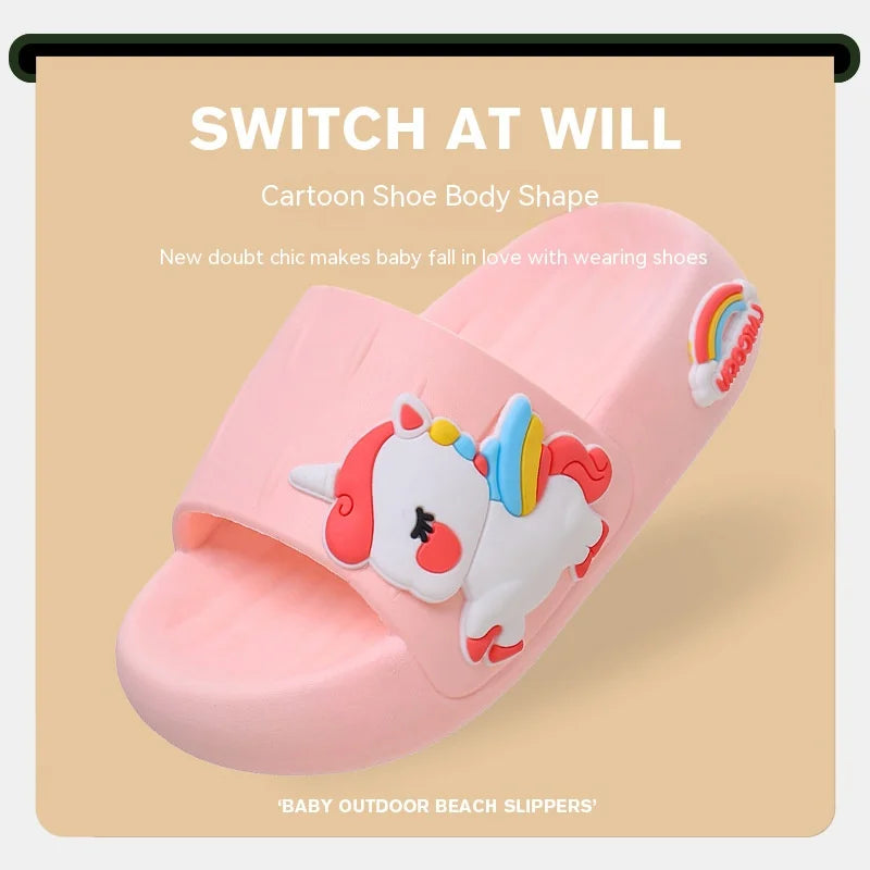 Children's Indoor Home Soft Slippers