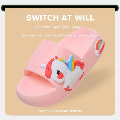 Children's Indoor Home Soft Slippers