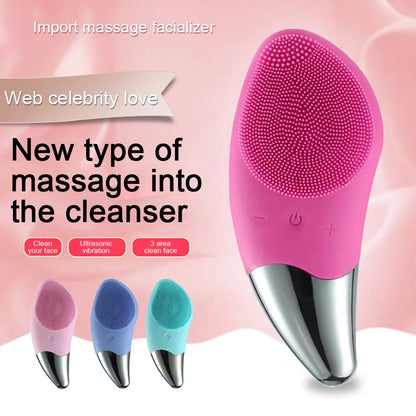 Waterproof Facial Cleansing Brush