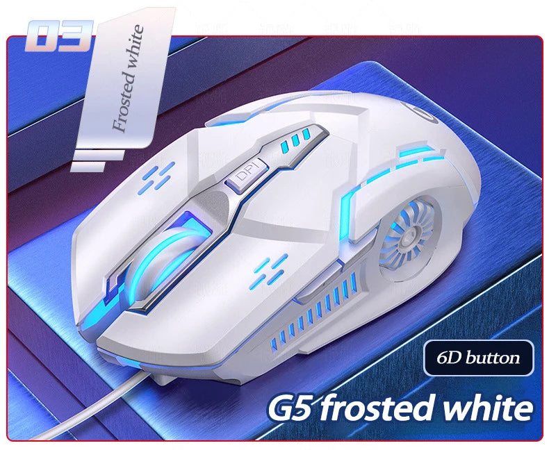 Wired Illuminated Gaming Mouse