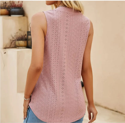 V-Neck Sleeveless Tops for Women