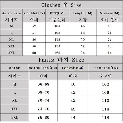 Quick-Dry Summer Sport T-Shirt Set