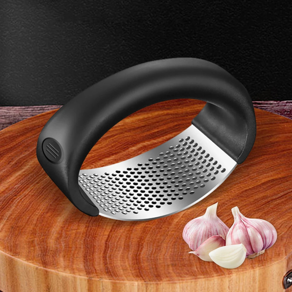 Manual Curve Garlic Press Crusher