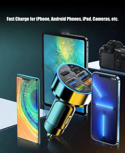 8 in 1 USB Car Phone Charger