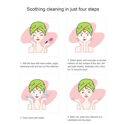 Waterproof Facial Cleansing Brush