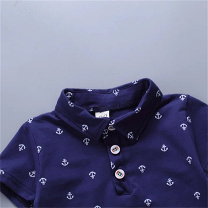 Kid's Boys Short Sleeve Shorts Set