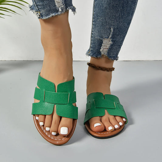 Ladies' Fashionable Casual Flat Sandals