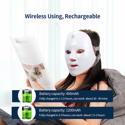 Rechargeable Facial LED Mask