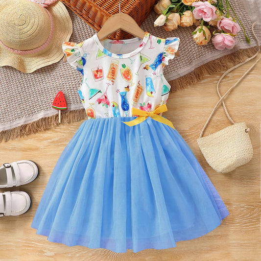 Cute Pattern Ball Gown Princess Dress