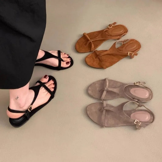 Fashion Women's  Flip Toe Soft Sole Sandals