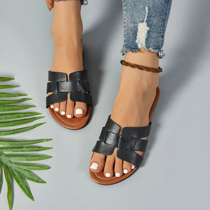 Ladies' Fashionable Casual Flat Sandals
