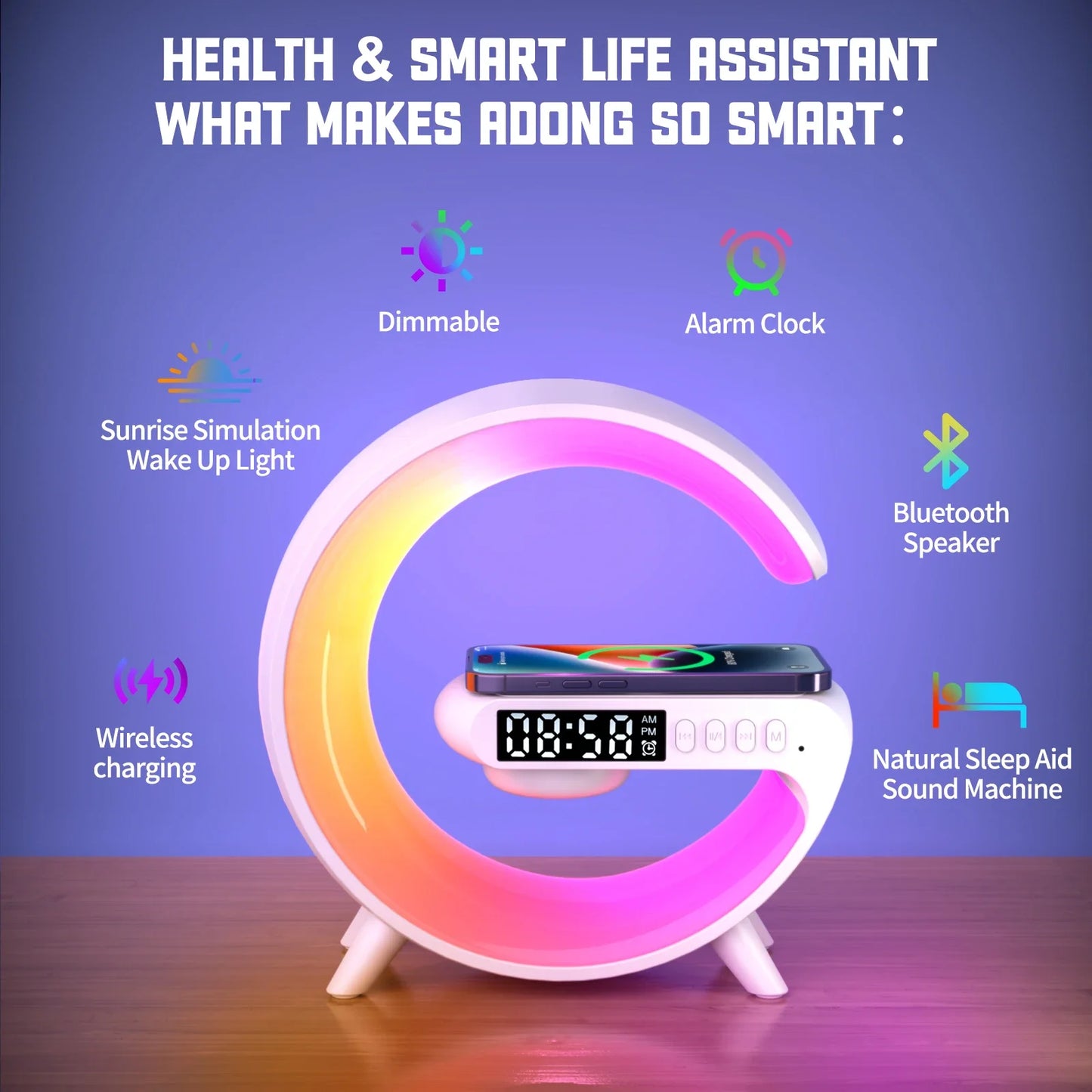 Wireless Charger Pad Bluetooth Speaker