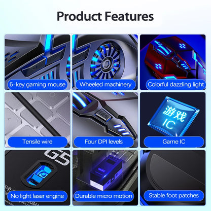 Wired Illuminated Gaming Mouse