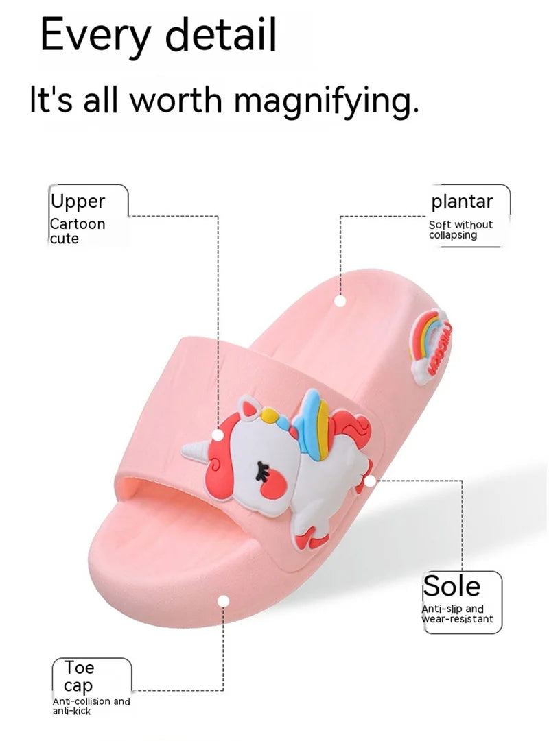Children's Indoor Home Soft Slippers