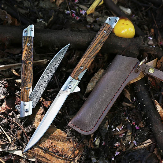 Wood Handle Folding Knife