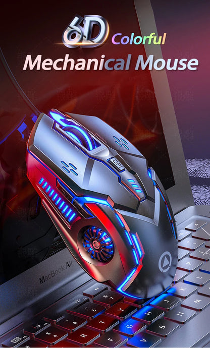 Wired Illuminated Gaming Mouse