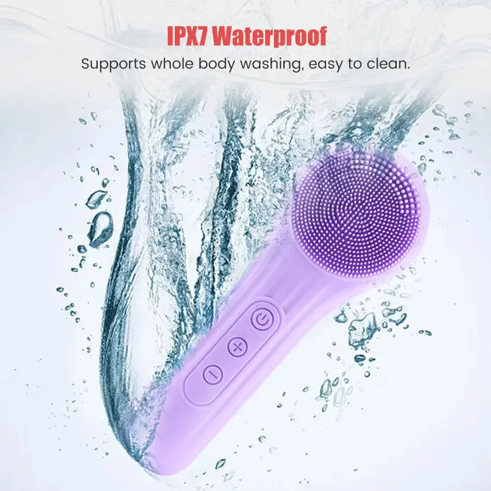 Vibration Roller Gavial Massage Brush Cleaner