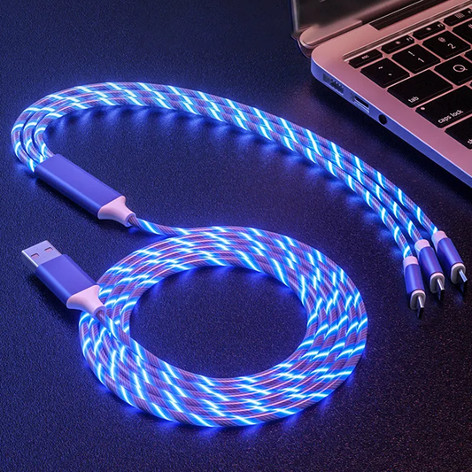Light-Up 3 in 1 USB Charging Cable